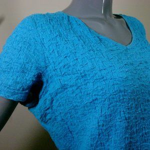 Sky Blue Textured Tee